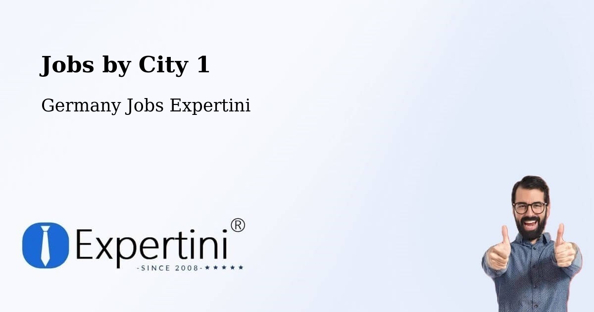 City Jobs in Germany - Expertini